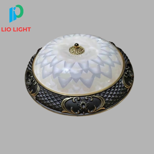 Đèn Mâm Ốp Trần Cổ Điển Phòng Ngủ, Phòng Khách, Ban Công | Lio M304