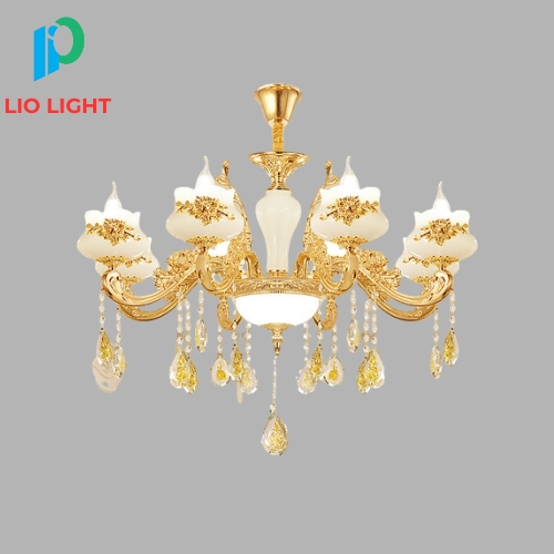 Đèn Chùm Phong Cách Châu Âu Tân Cổ Điển Phòng Khách | Lio 6100