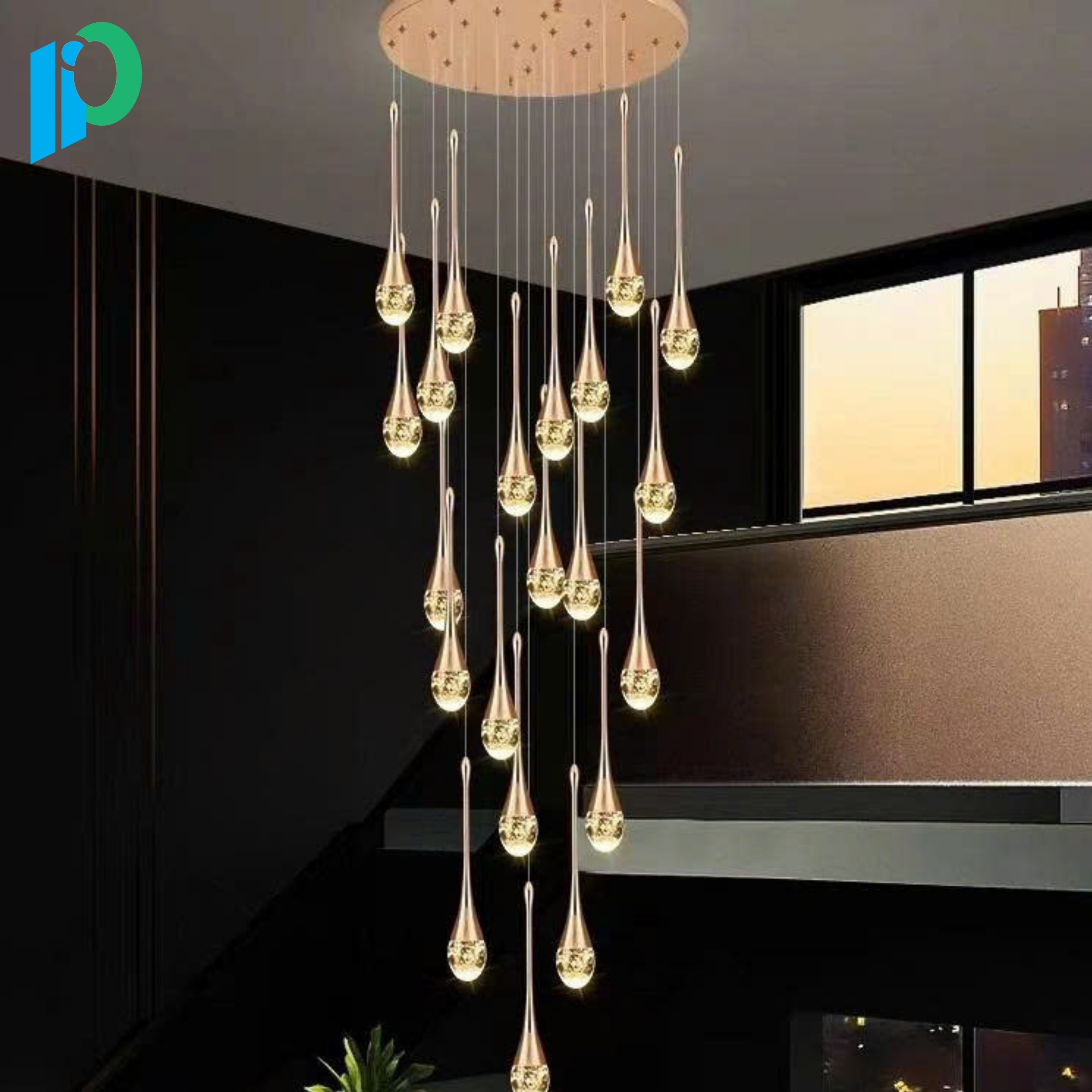 Đèn Thả Thông Tầng Hiện Đại Cao Cấp Sang Trọng – Lio TT912