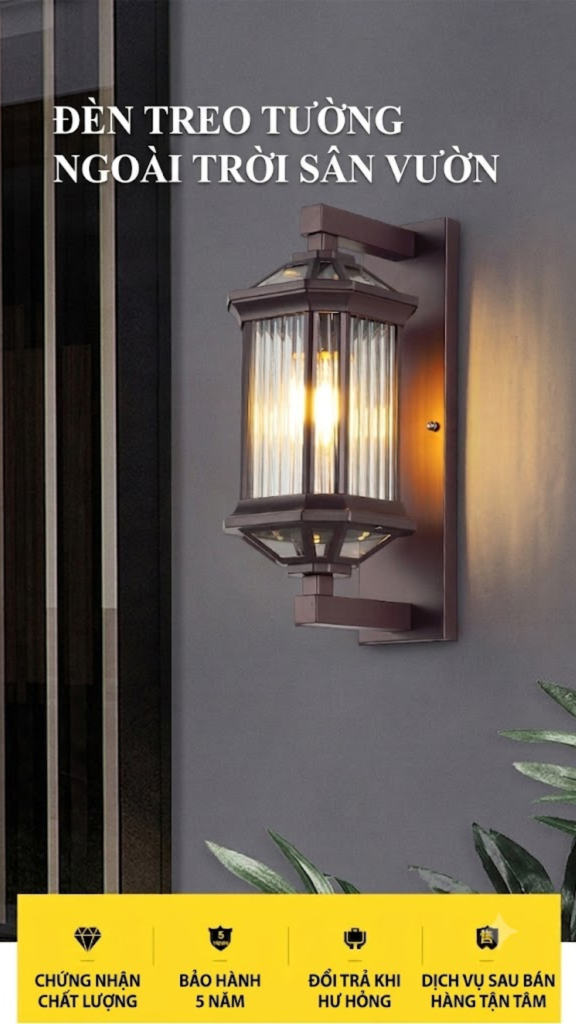 Đèn Tường Bát Giác Tân Cổ Điển Lio 1105